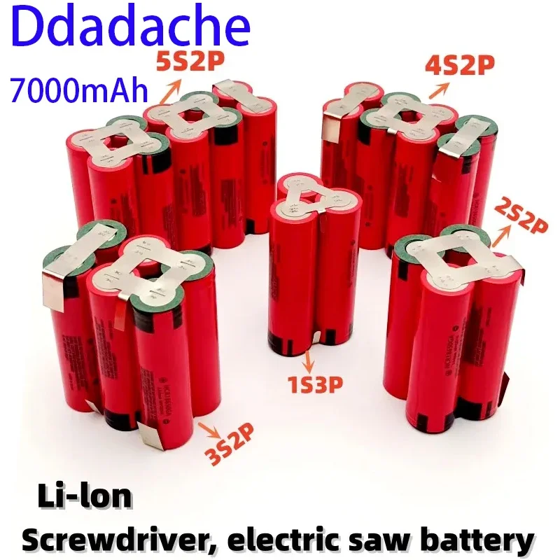 

Customized18650 GA battery 30A screwdriver electric drill Li-lon battery 3s2p 4s2p 5s2p 1s3p 2s2p 3.7V-21V 3500mAh -10500mAh