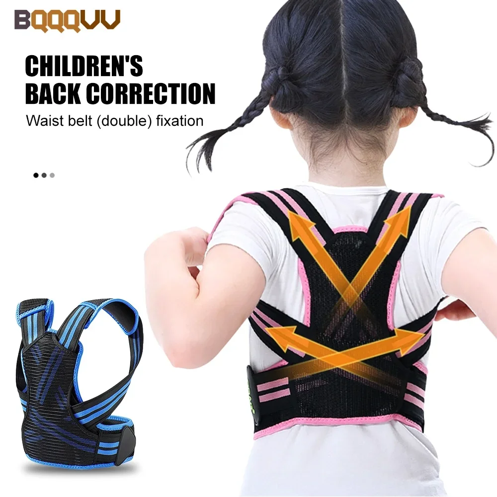 

1PC Back Posture Corrector for Kids and Teens, Adjustable Wide Upper Back Straightener Brace for Posture Correction,Thoracic