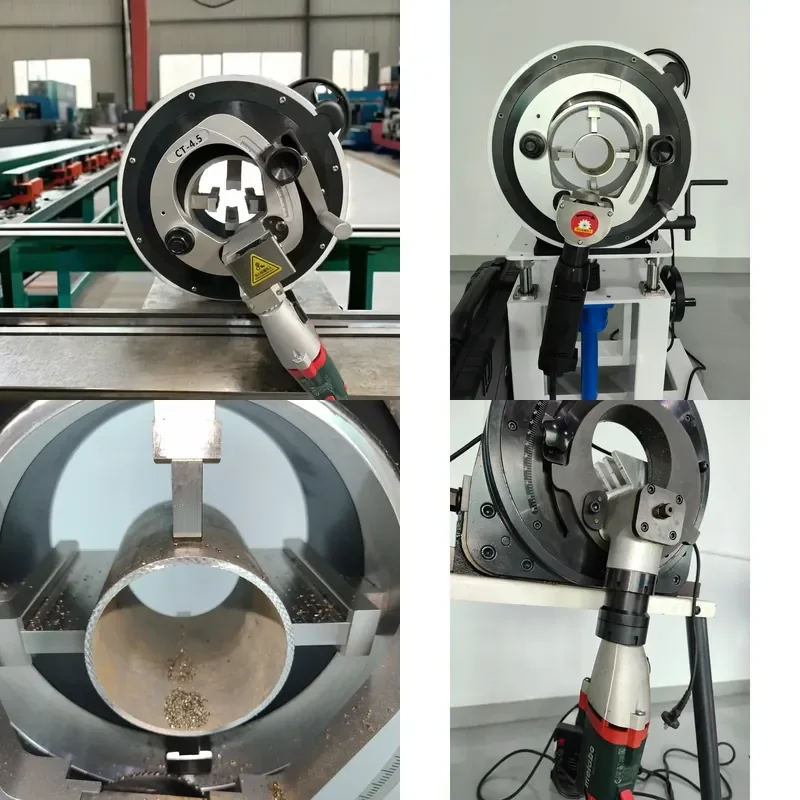 for Rail Pipe Saw Cutting Machine Industrial 304 Stainless Steel Pipe Cold Cutting Beveling Machine