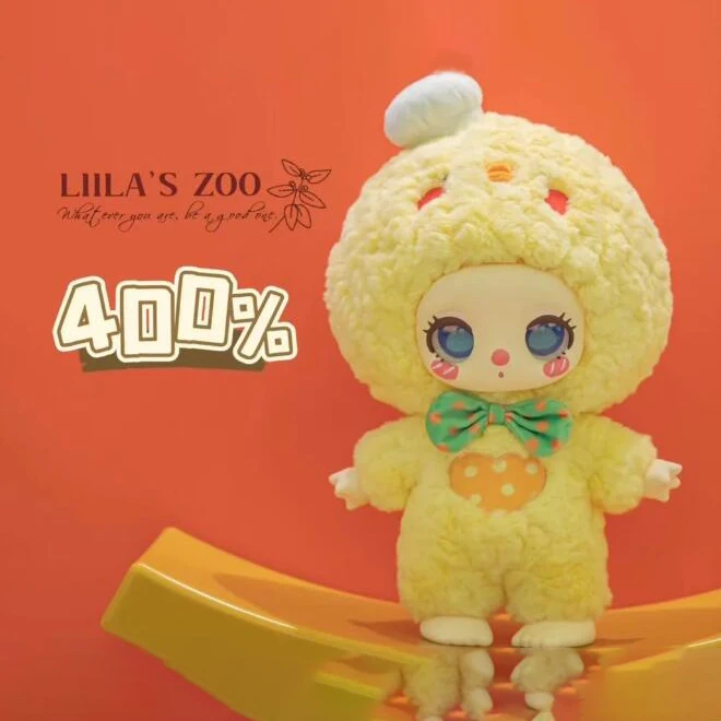 New Liila 600% Baby Three Jointly Blind Box Vinyl Cute Doll Character Figure Big Baby Collection Christmas Toys Gifts Ornament