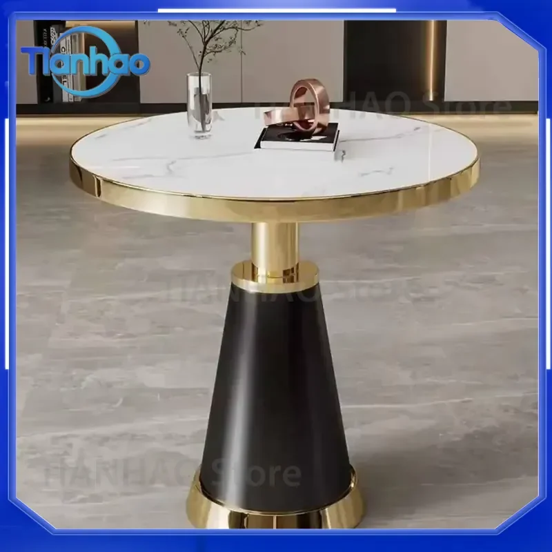 Nordic Modern Simple Luxury Unique Round Coffee Table for Living Room Minimalist Metal Basse Pour Salon Furniture for Home