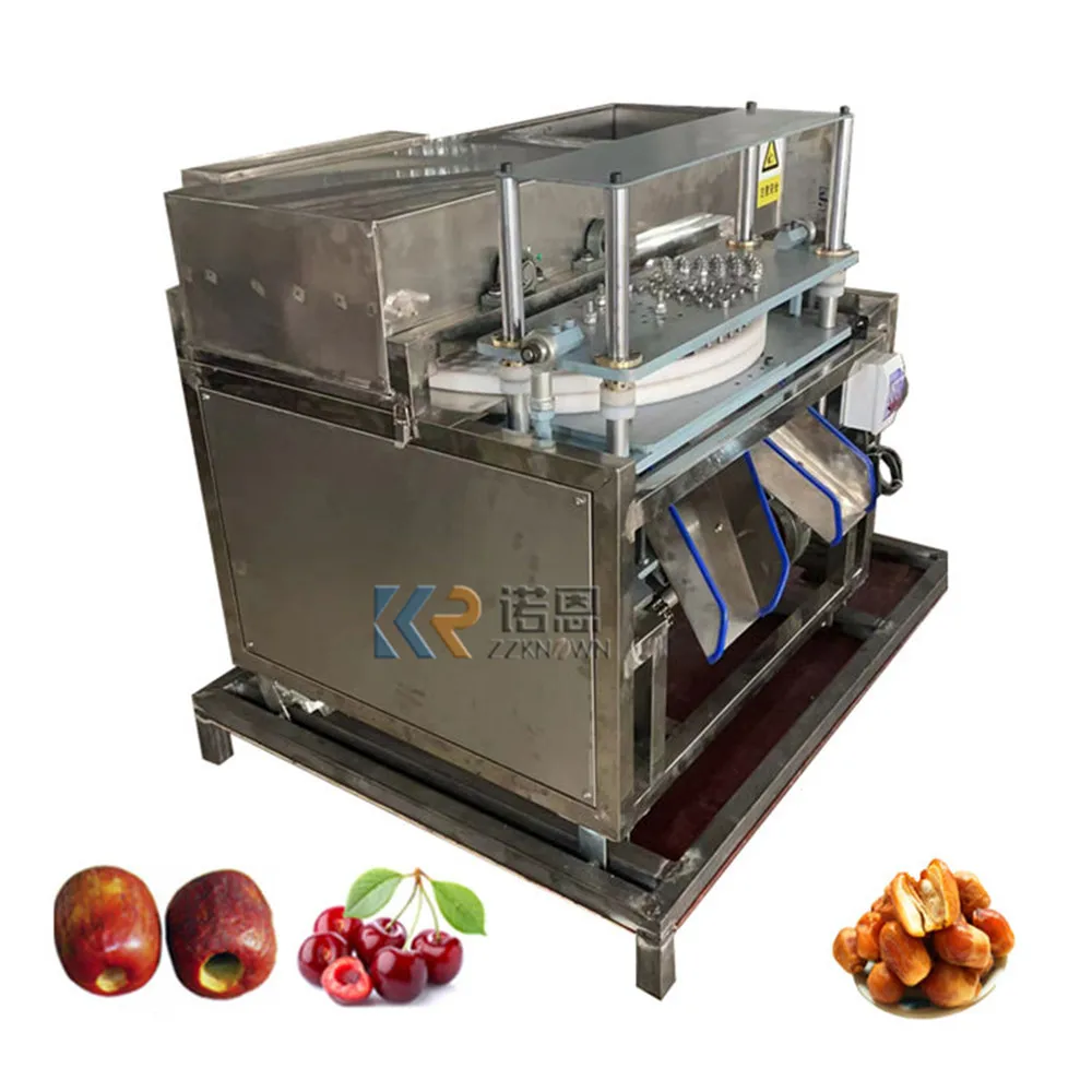 High Capacity Automatic Dates Stone Pitting Machine Cherry Seed Remover Olive Core Removing Machine