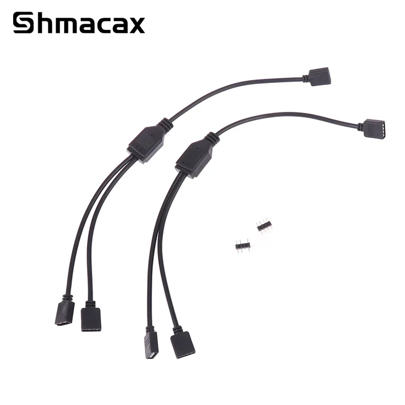 5V 3 Pin 12V 4pin ARGB Splitter Connector Extension Cable For PC Computer Fan Motherboard AURA RGB LED Strip Light