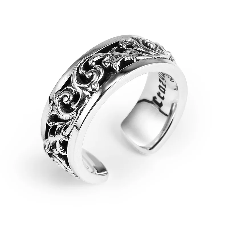 Fashion retro Tangcao open ring Japanese and Korean style couple gift