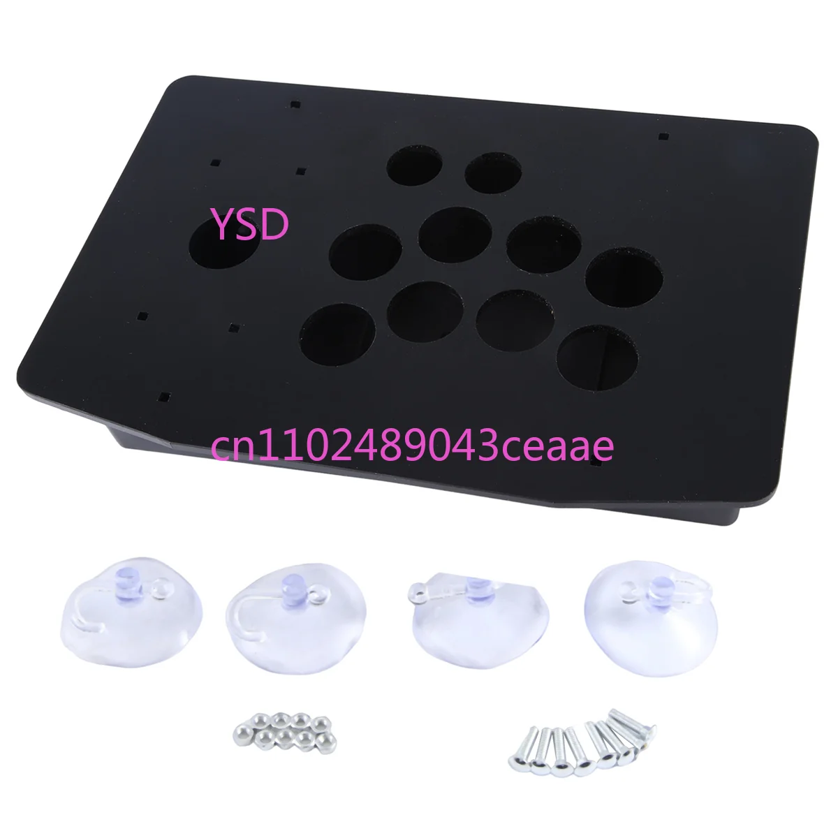 DIY Arcade Game Machine Acrylic Panel Housing Retro Video Game Controller Shell For Joystick Buttons Assembly