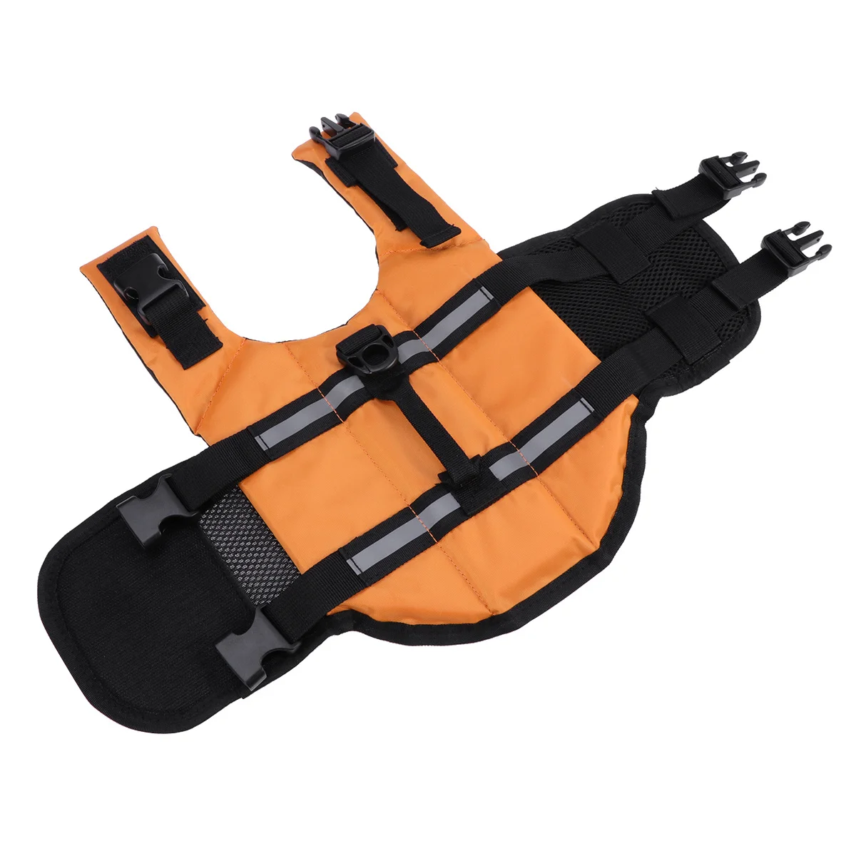 

Jacket Durable High Visibility Orange Xl Reflective Strips Quick Release Buckles Handles Strong