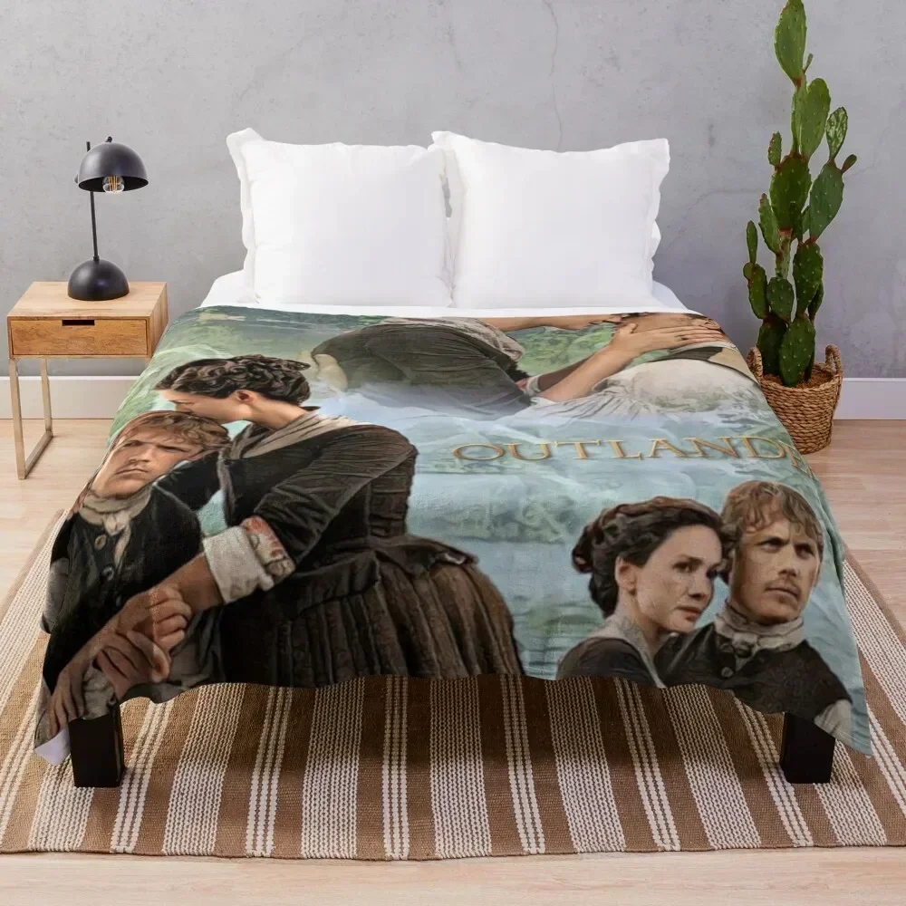 Jamie and Claire Fraser/Outlander Throw Blanket