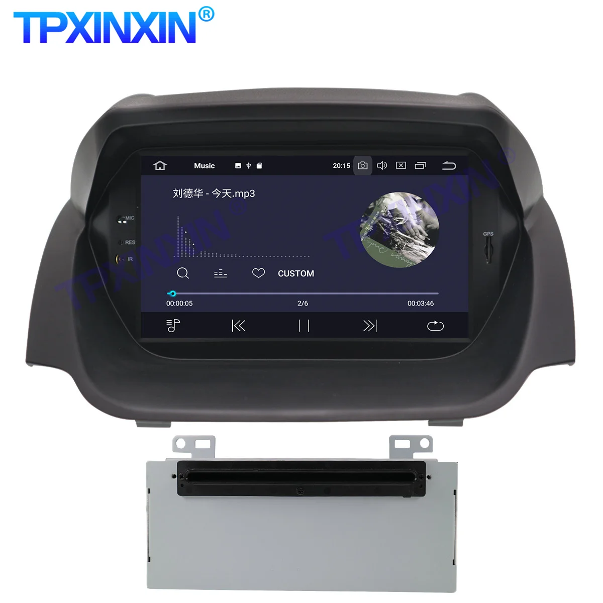 PX6 Android 13.0 Multimedia Stereo Player For Ford Fiesta 2013-2016 Car Radio CarPlay GPS Navi 8 Inch HD Touch Screen Head Unit