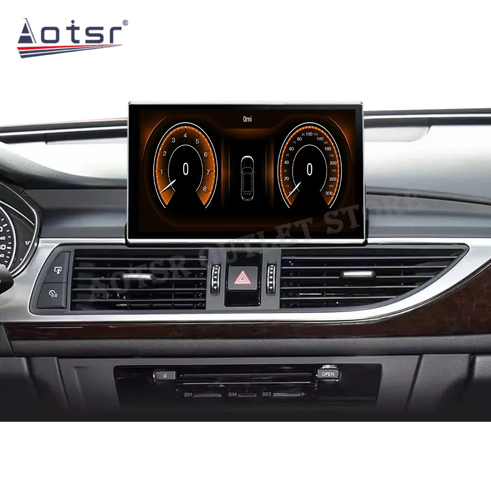 Android 11 Automotive Multimedia Player Stereo For Audi A6 C7 A7 2012 2013 2014 2015 2016 2017 2018 GPS Navi Autoradio Head Unit