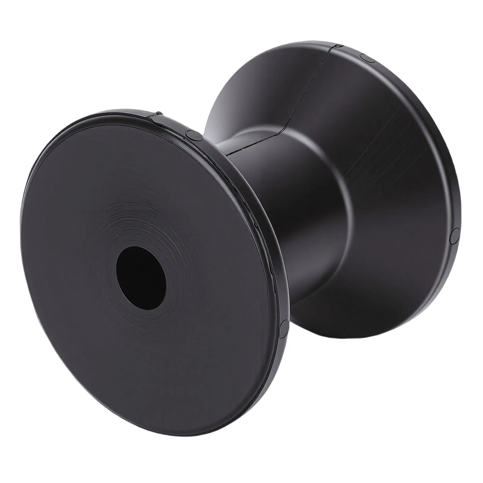 

3inch Boat Trailer Roller High Elasticity TPU 14mm Shaft Black Bow Roller Wearproof Anti Impact Black Bow Roller Boat Bow Roller