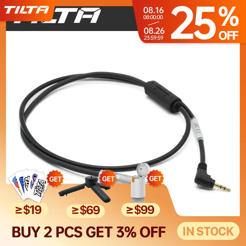 Tilta Nucleus-m Lauf-/Stopp kabel für 3-poligen fischer c200 c300 für Fujifilm x T3 A6 A7 A9-Serie für roten Komodo-USB-Anschluss
