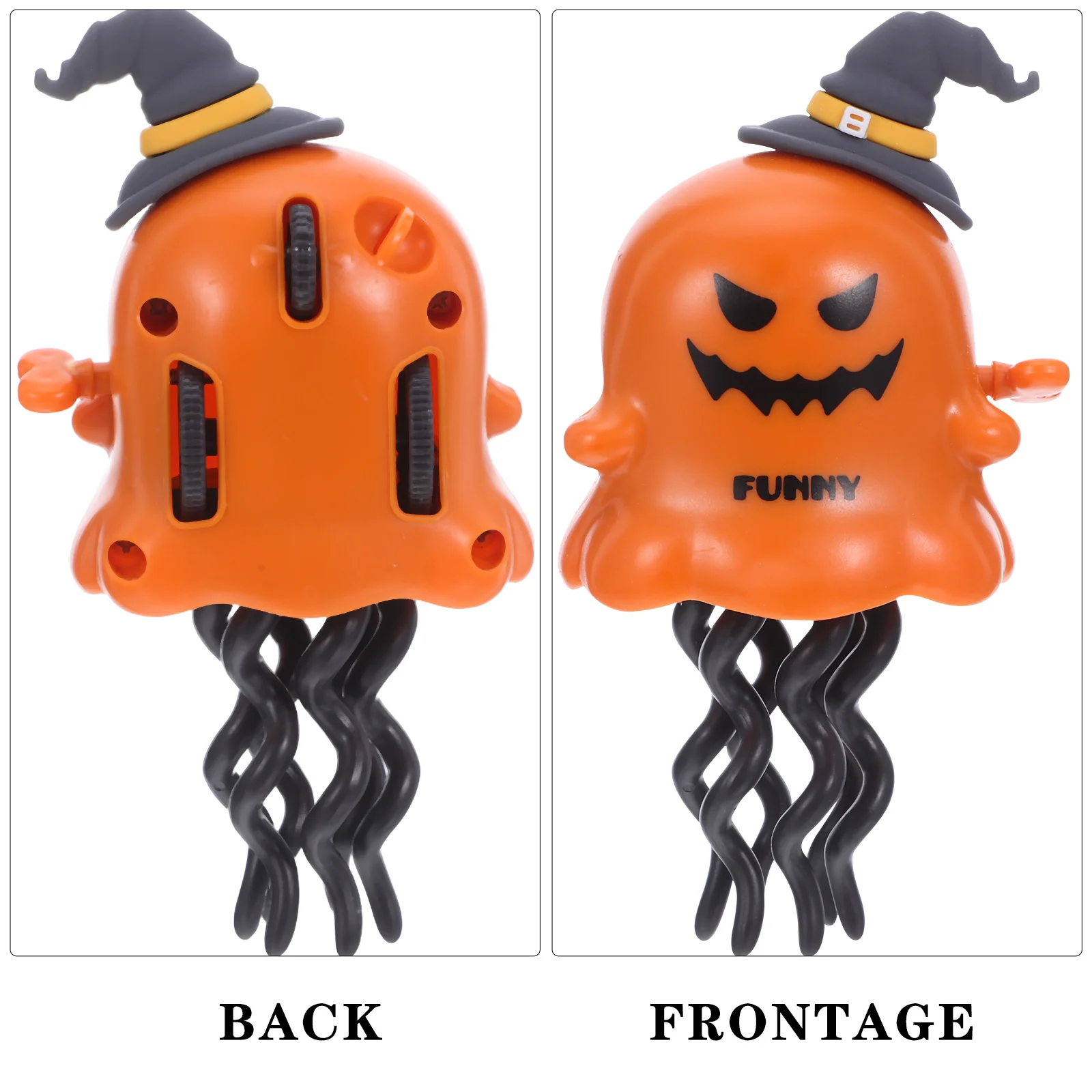 Halloween Wind-Up Tanzen Octopus Kürbiskopf Interaktive bewegliche Krabbelgeist Meerestierfigur Kinder Partybevorzugung
