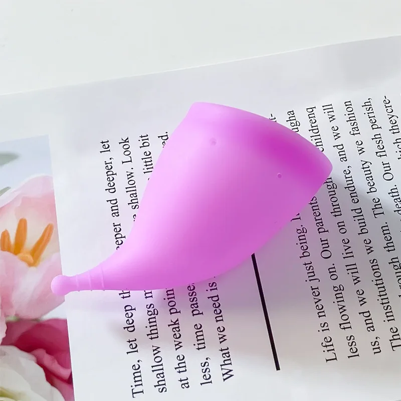 

Silicone Menstrual Cup Women Alternative Sanitary Tampons Reusable Menstrual Cups Feminine Hygiene Products Менструальная Чаша