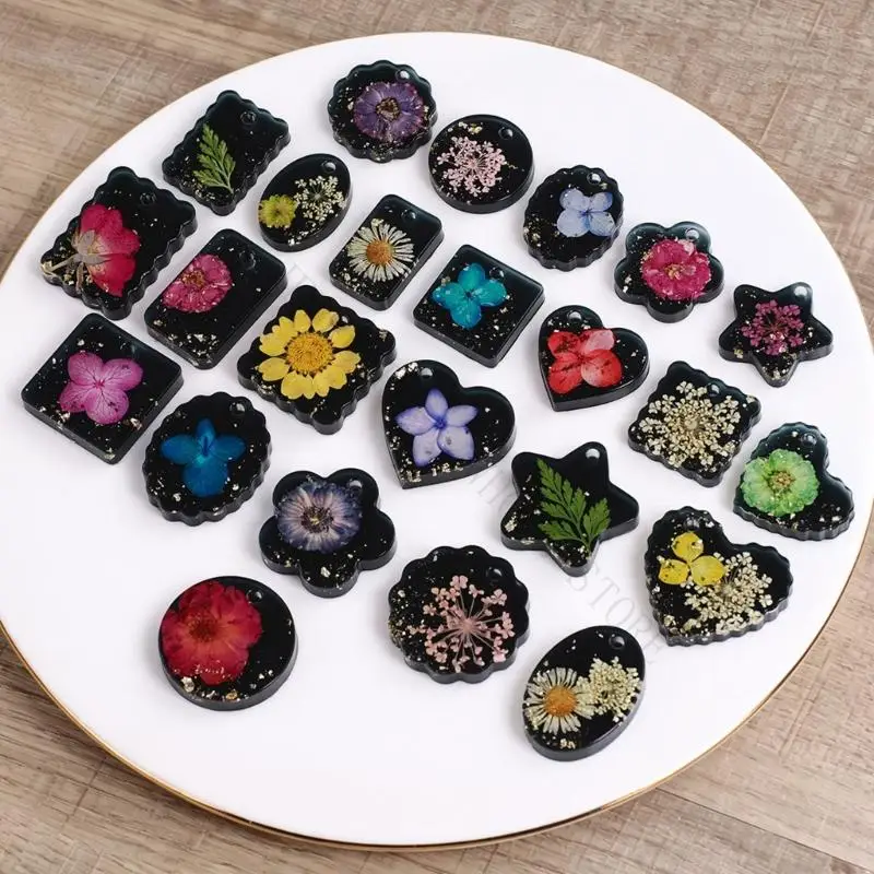 R7UF Multi-Shape Casting Mold for Resin Keychain and Pendant Making