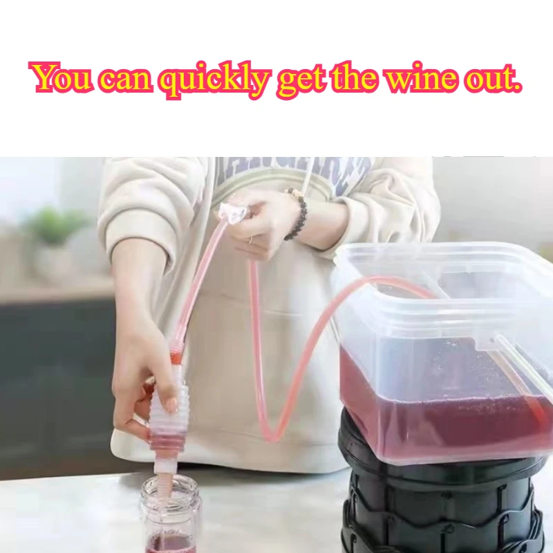 1set 1.6m Wine Siphon Set Wine Filter Self-Priming Siphon Tube Wine Jug Siphon Home Brewing Equipment