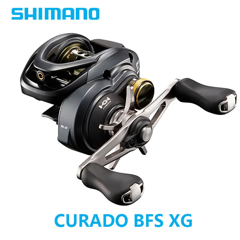 

2021 Original SHIMANO CURADO BFS XG 8.2:1Gear Ratio Max Drag 3.5kg MGL Spool Low Profile Saltwater Baitcasting Fishing Reels