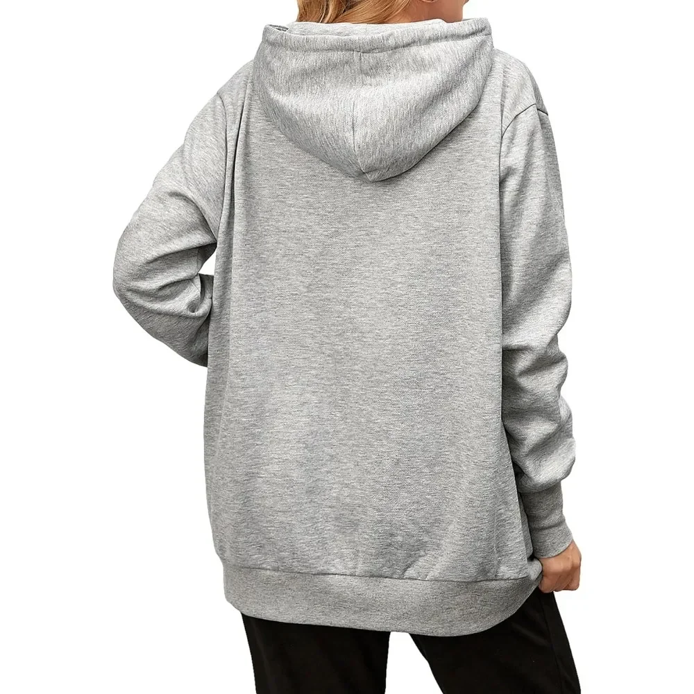 3 in 1 Women\'s Maternity Zip Up Sweatshirt Babywearing Carrier Hoodie Drop Shoulder Drawstring Nurse Hoodies Maternity Kangaroo