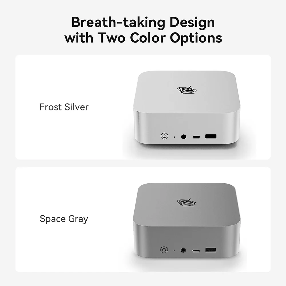 Beelink-Mini PC SER8 AMD Ryzen 7 8745HS, 24 Go 32 Go DDR5 1T NVcloser, pas de fonction AI, PCIe4.0 SSD, 2.5Gbps, ordinateur de bureau, ordinateur de jeu à domicile