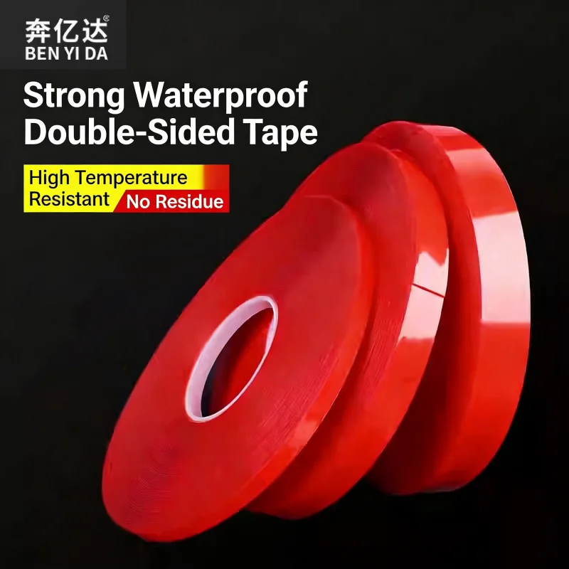 Strong Transparent Double-Sided Adhesive Tape Traceless Ultra Thin Wall Fixed Poster High Viscosity Nano Tape High-temperature