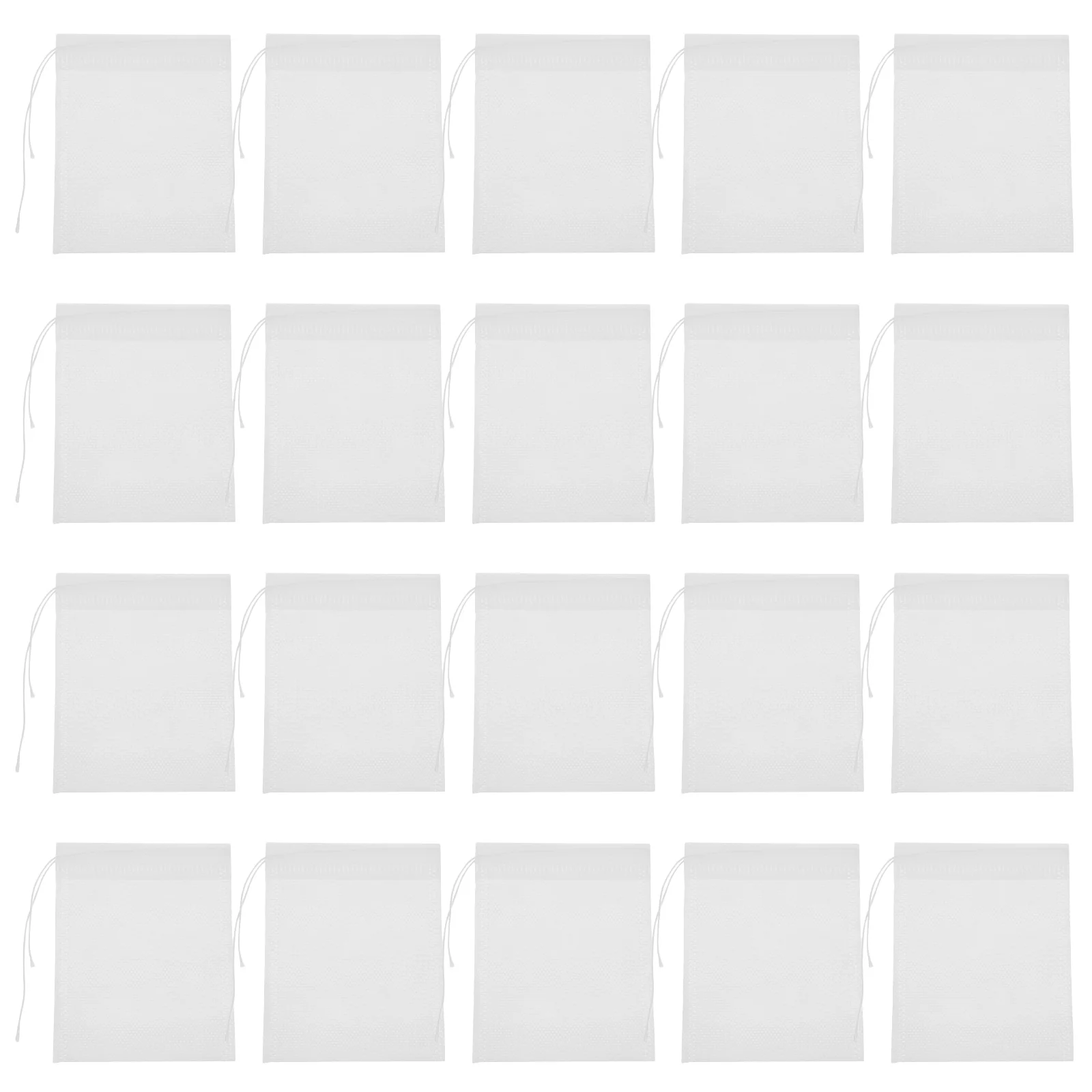 

500Pcs Reusable Fine Mesh Strainer Bags for Loose Leaf Tea Mulling Spices Cooking Filter Pouches Easy Clean Mulling Spice Bag