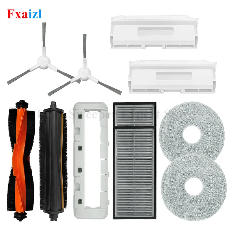 Für (Xiaomi Mijia H40 / D101CN) Staubsauger Teile Wichtigsten Tricut Roller Seite Pinsel Hepa-Filter Mopp Tuch Staubbeutel Zubehör