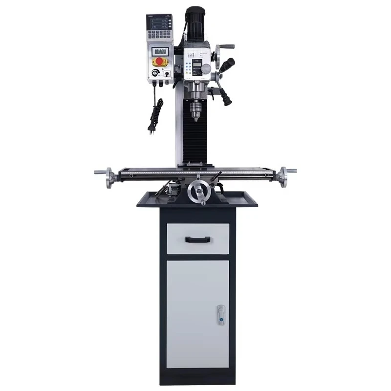 1.5마력 모터 파워 7x 27 미니 수직 수동 금속 밀링 드릴링 머신