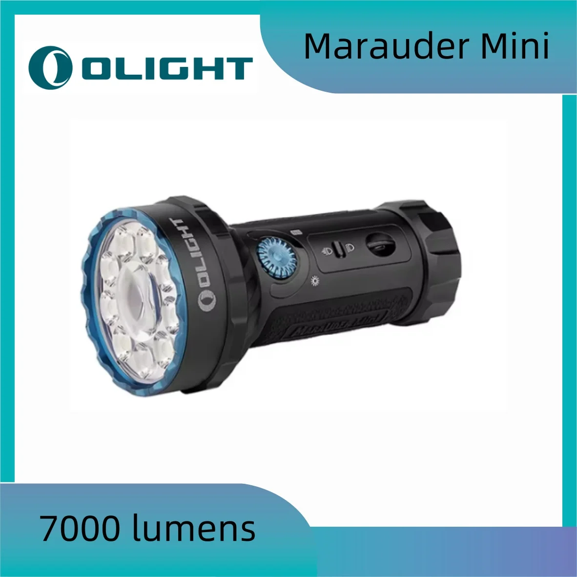 Olight Marauder Mini led flashlight 7000 lumens， Magnetic Charging, Battery Included