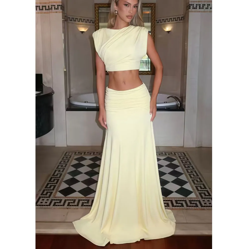Effortless Chic Pleated Two-Piece Set