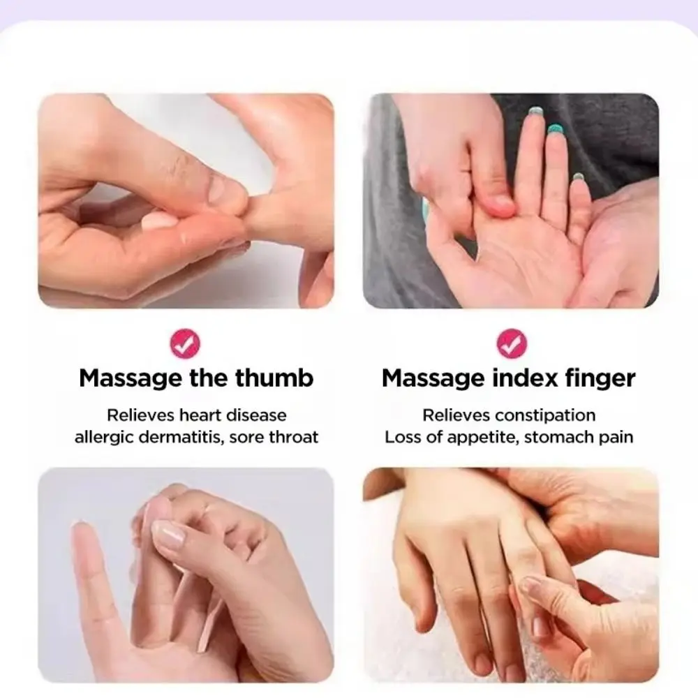 360 Degree Finger Roller Massager Comfortable Grip Blood Circulation Finger Care Tools Hand Held Muscle Relaxation