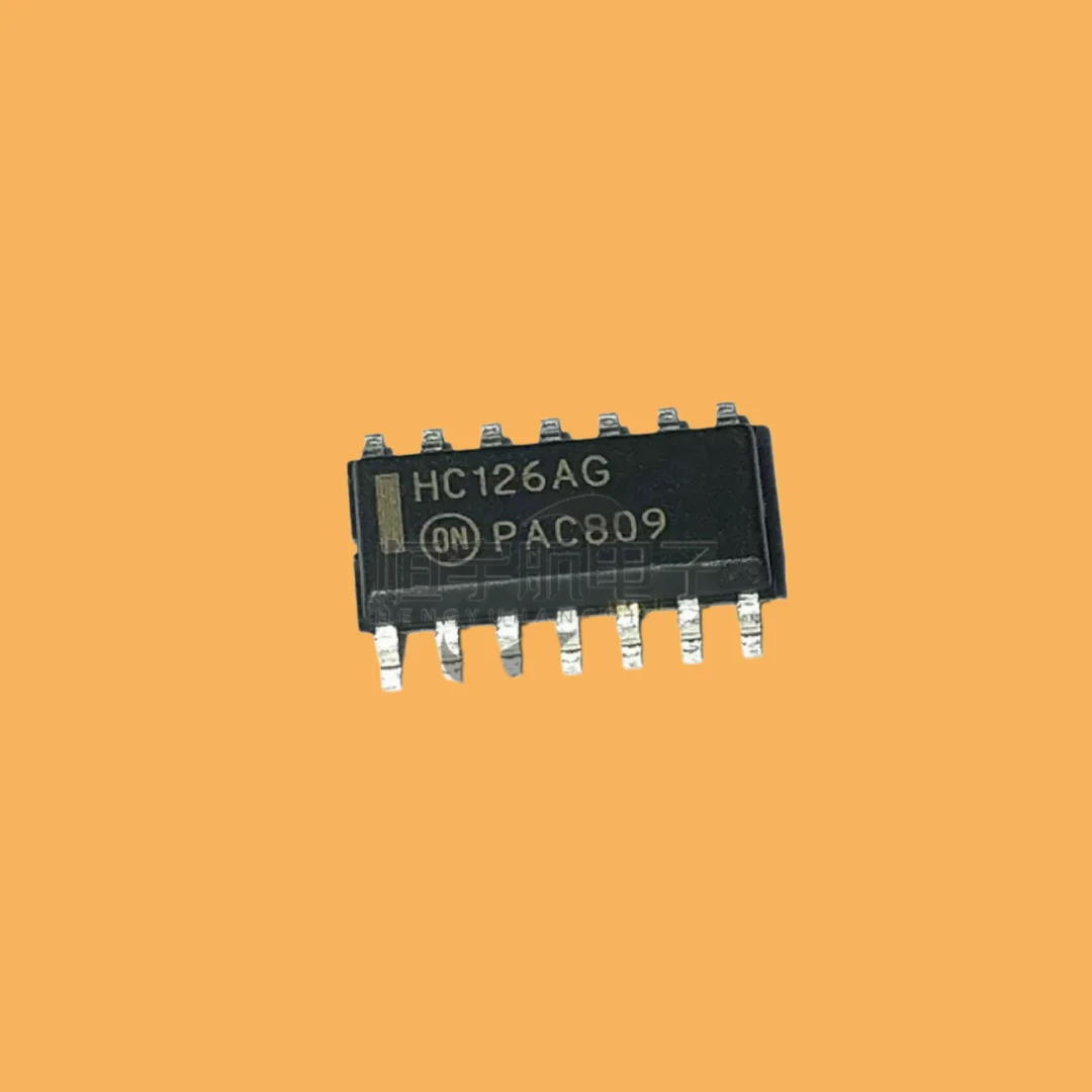 10PCS/new original genuine MC74HC126ADR2G screen printing HC126AG SOP14 buffer HC126A