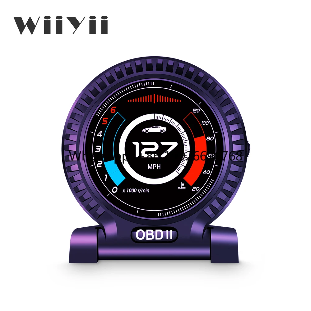 2023 New Hot Modern Design HUD F10 HUD Tpms Display Head up Display OBD2 Multi-interface Smart Gauge