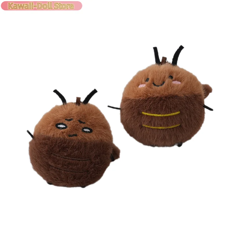 Cartoon schattige kakkerlak pluche pop speelgoed hanger rugzak ophangingen decoratie geschenken
