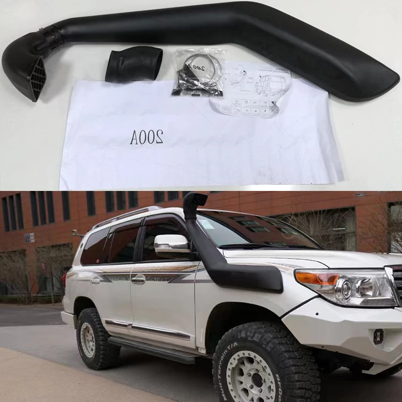SUV 4*4 SNORKEL Air Intakes LLDPE MANIFOLD Kit Set FIT FOR Landcruiser PRADO 200 SERIES 5700 FJ200 LC200 Lx570 2008 +