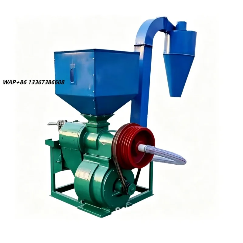 Complete Paddy Processing Rice Mill Machine Cyclone Dust Separation Millet Wheat Hulling Milling Equipment