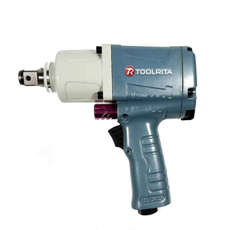 1/2 Or 3/4 Inch Drive Twin Hammer Air Impact Wrench 1500 N.M Heavy Duty Pneumatic Tool 7000 Rpm OEM Model TR-7108