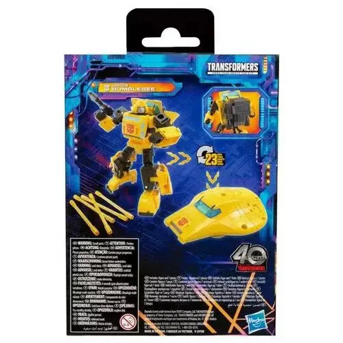 Em estoque original hasbro transformadores legado origem unida bumblebee anime figura de ação robô brinquedo coleção modelo hobby presente