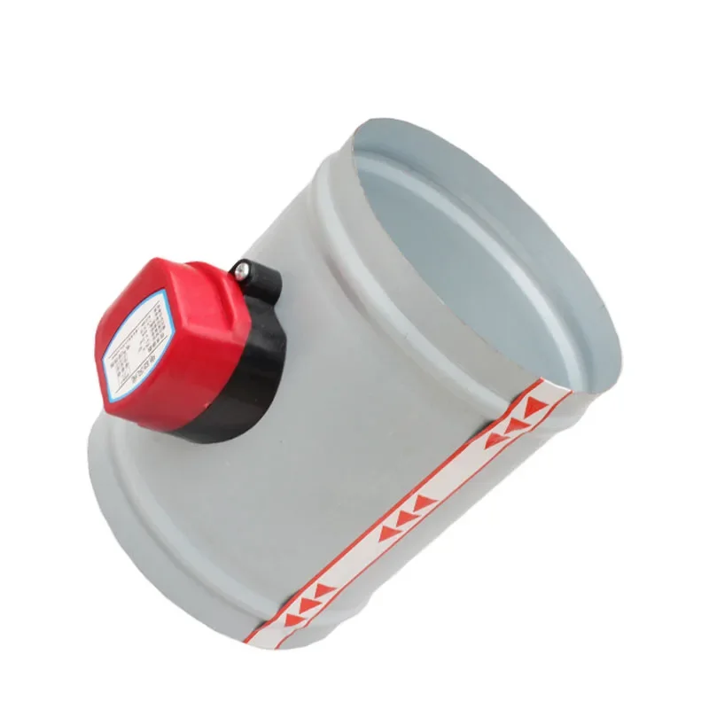 220V Galvanized Damper Electric Air Valve Motorized Check Valve for 3/4/5/6/8inch Pipe 80/100/125/150/200/250mm