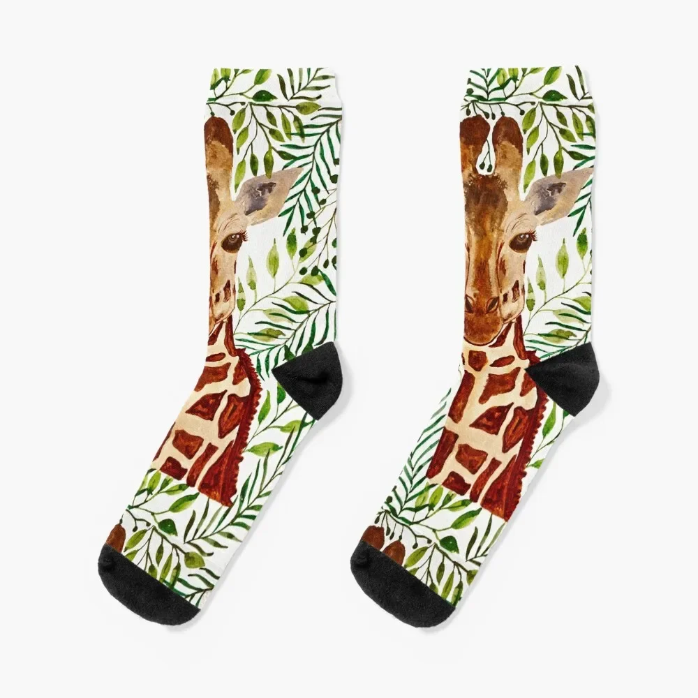 

MY SAFARI GIRAFFE Socks sheer Toe sports crazy set Socks Female Men's