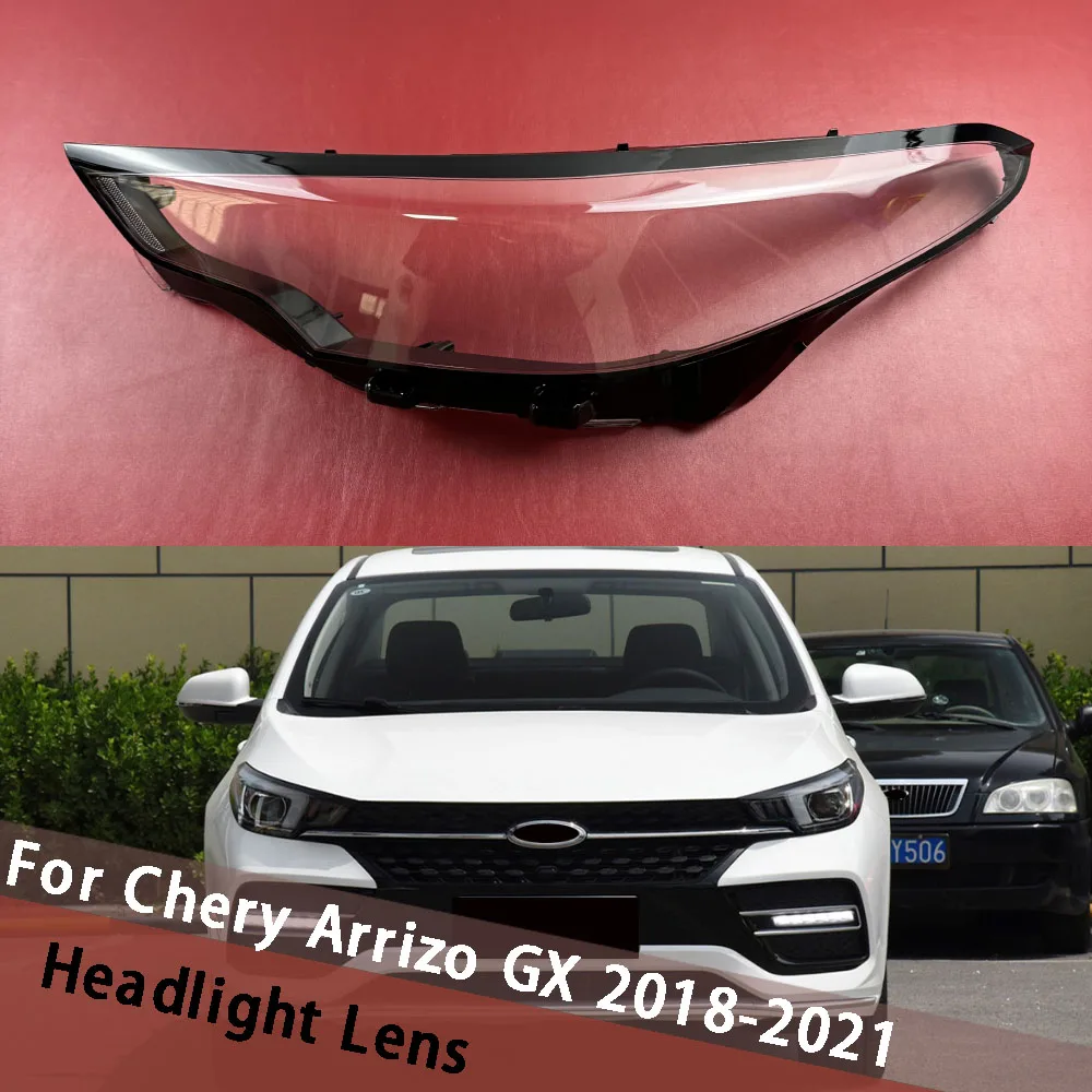 

For Chery Arrizo GX 2018-2021 Headlight Cover Transparent Lampshade Case Headlamp Shell Plexiglass Replace Original Lens Shade