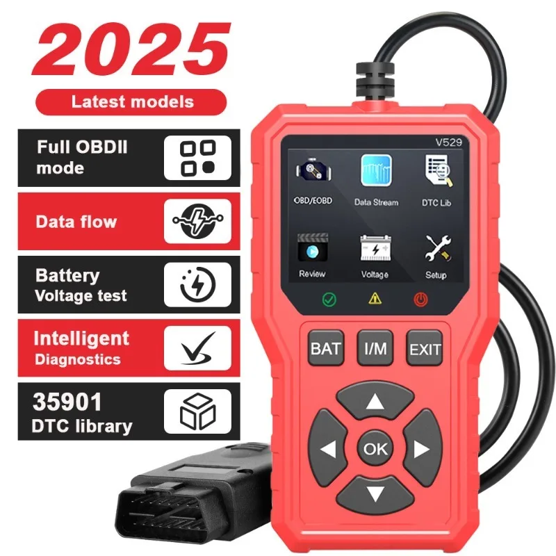 obd2スキャナー-リアルタイムデータ-プロ仕様機器-obdii診断コードリーダー-エンジン検査用ツール