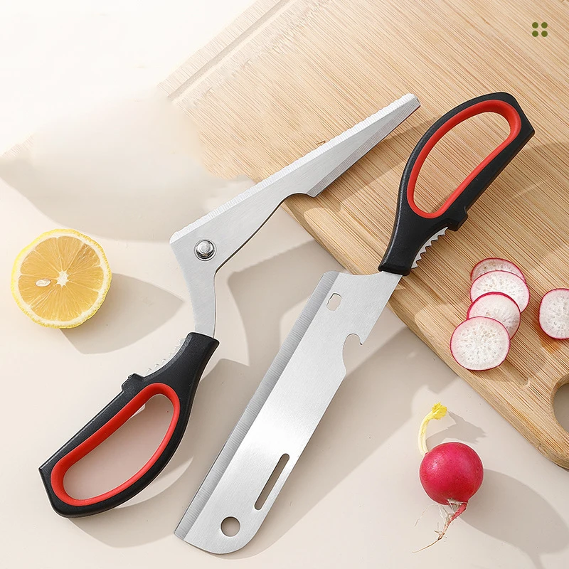 Dobeli Stainless Steel Detachable Household Kitchen Big Scissors Powerfull Outdoor Camping Slicer Barbecue Cutter BBQ Multitools