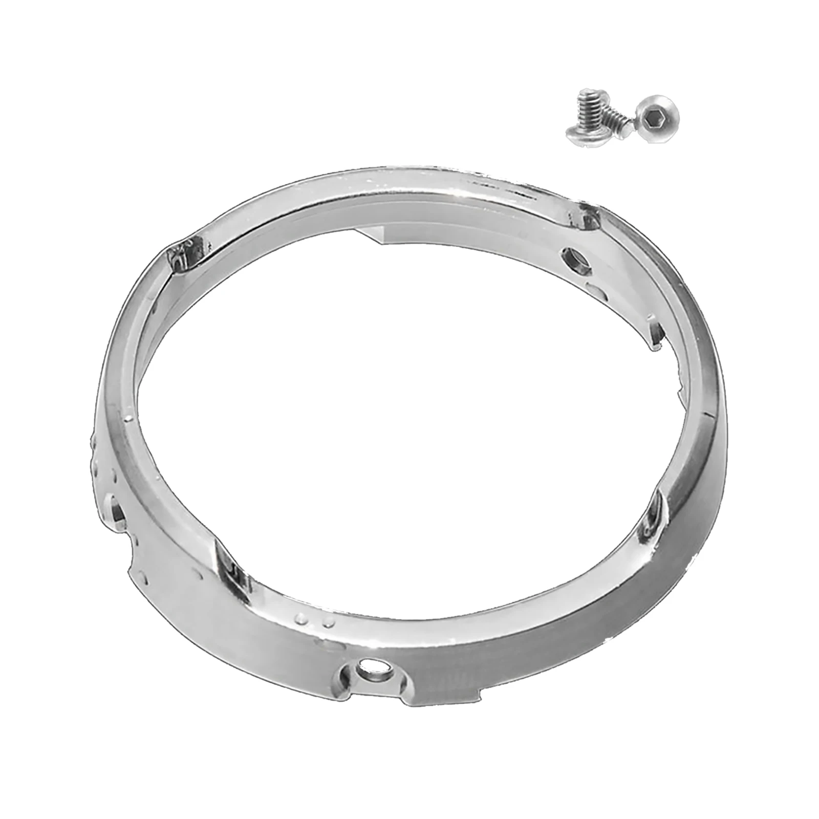 Steel Outer Ring Bezel Replacement for Seiko SNE497 SNE498 SNE499 SNE518 SNE533 SNE535 SNE541 Watch Repair Part with Screws