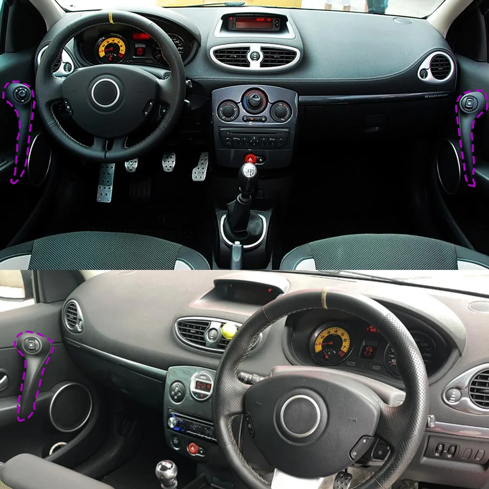 CLIO 3 Auto vorne links rechts Innentürgriff Innengriff Außenabdeckung Steuerschalter Panel für Renault 2005–2009 8200316977 – Detail 23