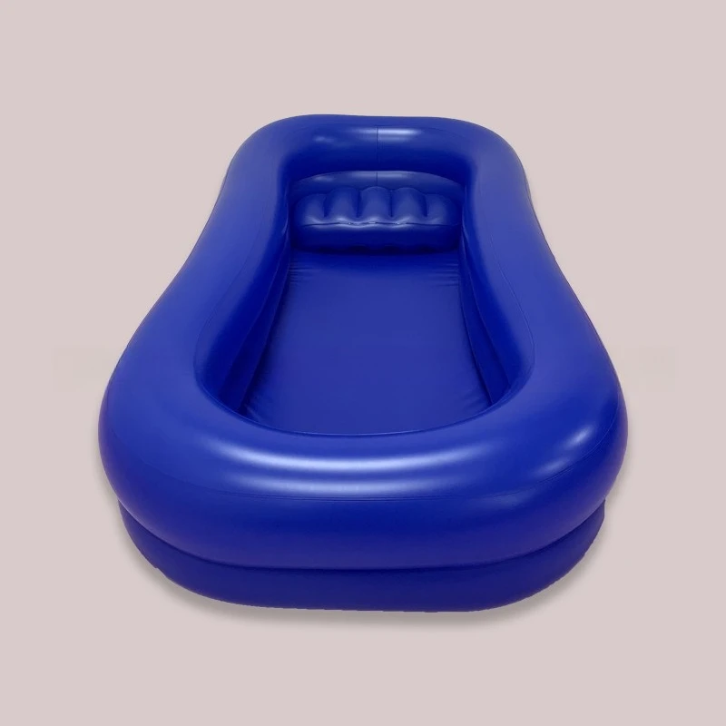 

Spot wholesale inflatable bath bed disabled elderly basin household bed care PVC folding