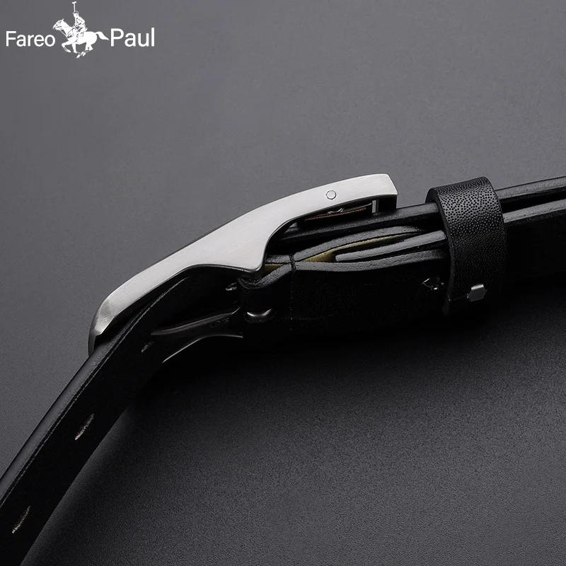 Neue Leder Rindsleder herren Gürtel Mode Metall Legierung Pin Schnalle Erwachsene Luxus Marke Jeans Business Casual Taille Männlich Strap Marke – Detail 7