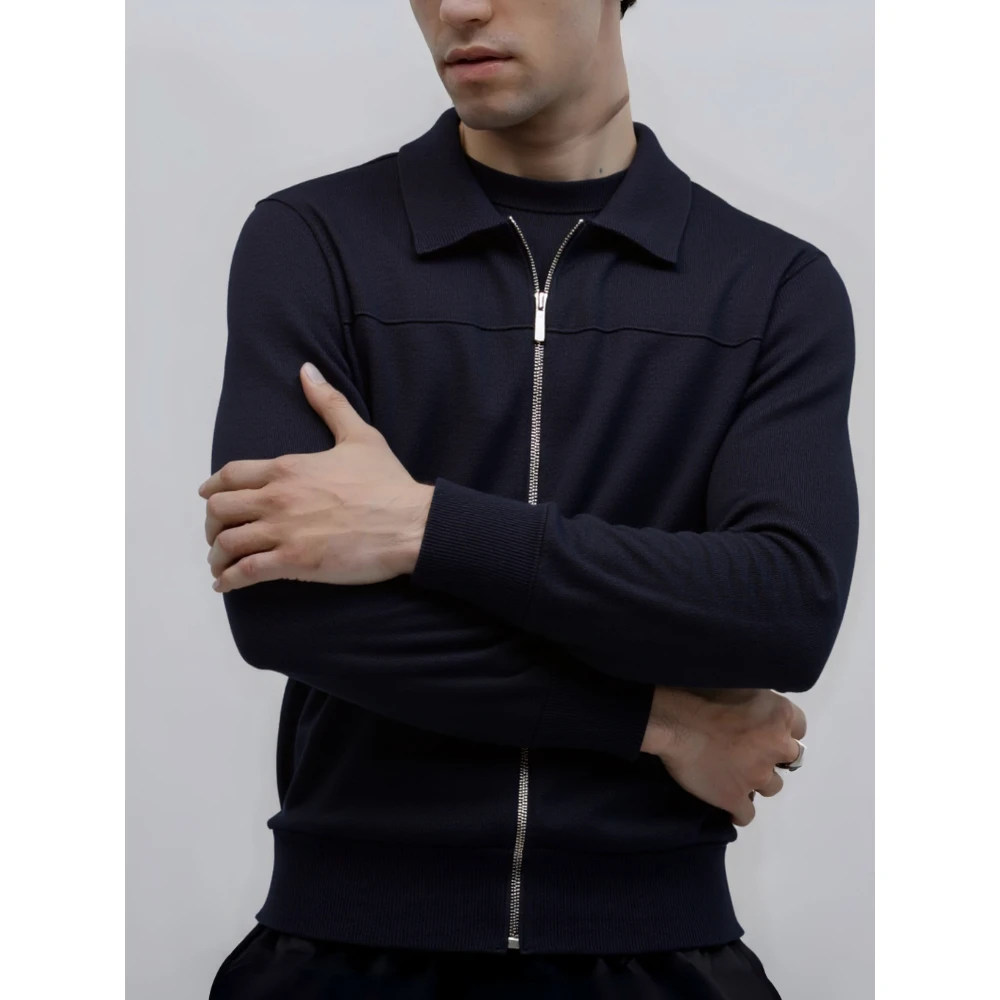 

AIOPESON Mens Baseball Jacket 100% Cotton Solid Color Thermal Lined Winter Warm Luxury Sports Outerwear Zipper Cost Male