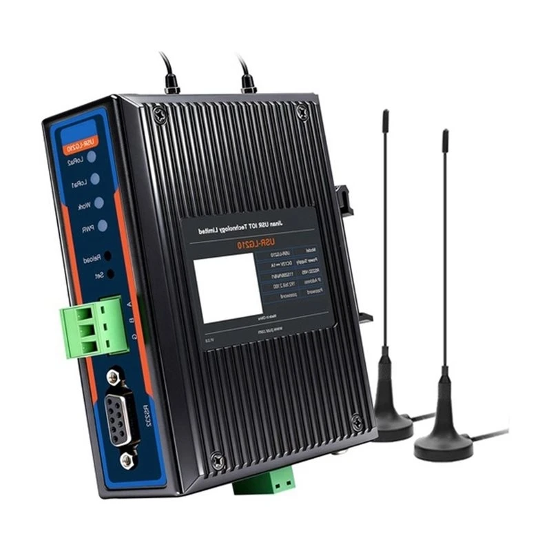 LDHL SX1262 Wireless Monitor Controller USR-LG210 Lora Gateway 8KM Coverage 1 RS485/232 Interface Modbus TCP/RTU MQTT Edge
