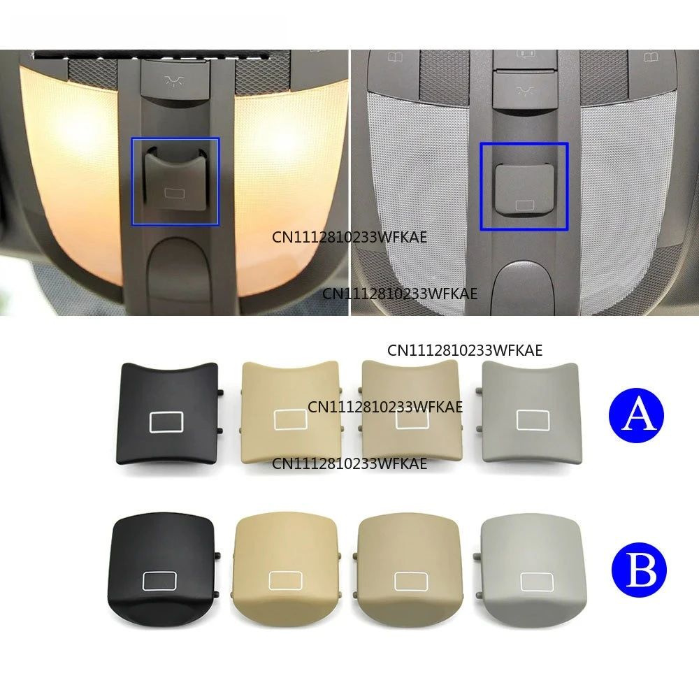 For Mercedes Benz W164 W251 Car Sunroof Switch Window Button Cover Trim ML GL R Class ML350 GL300 R500 16487025268K76 2005-2017