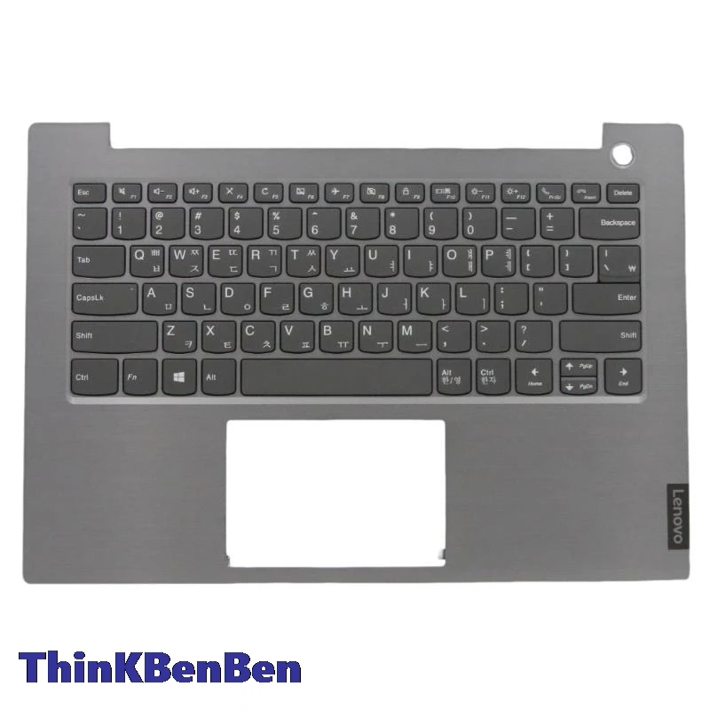 KR Korean Mineral Gray Keyboard Upper Case Palmrest Shell Cover For Lenovo ThinkBook 14 14IML 14IIL 5CB0W44424