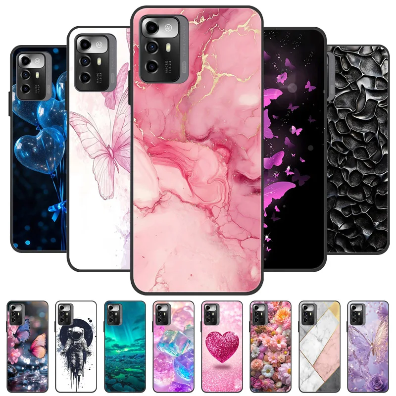 Funda para ZTE Blade A72 5G mármol silicona suave a prueba de golpes TPU contraportada para ZTE A72 5G A 72 Funda 7540N Funda a prueba de golpes